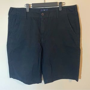 American Eagle Mens Shorts Size 38 Longboard Chino Black